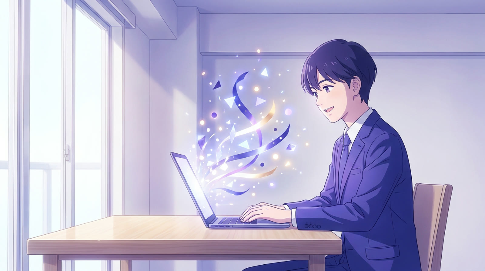 アイアムアイ AI学習ポータルのイメージイラスト
